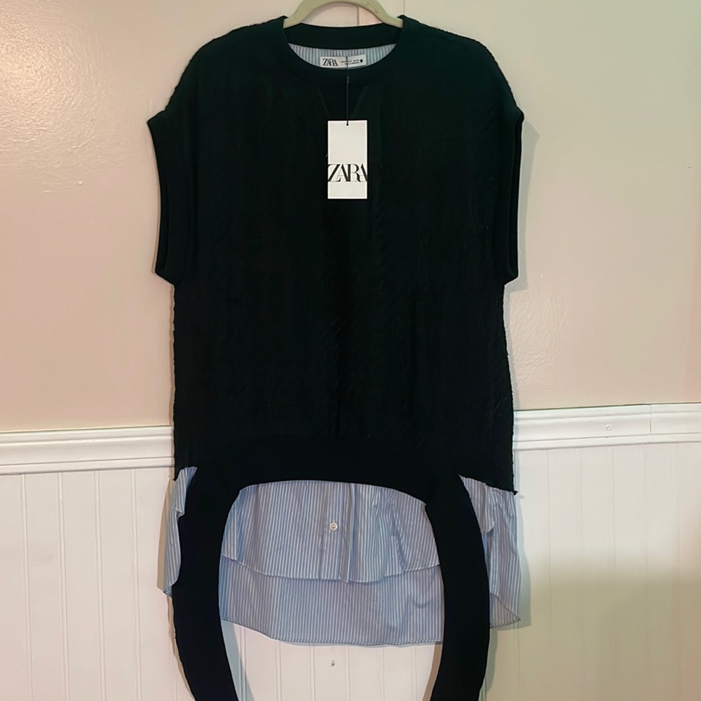 ZARA COMBINATION MINI DRESS